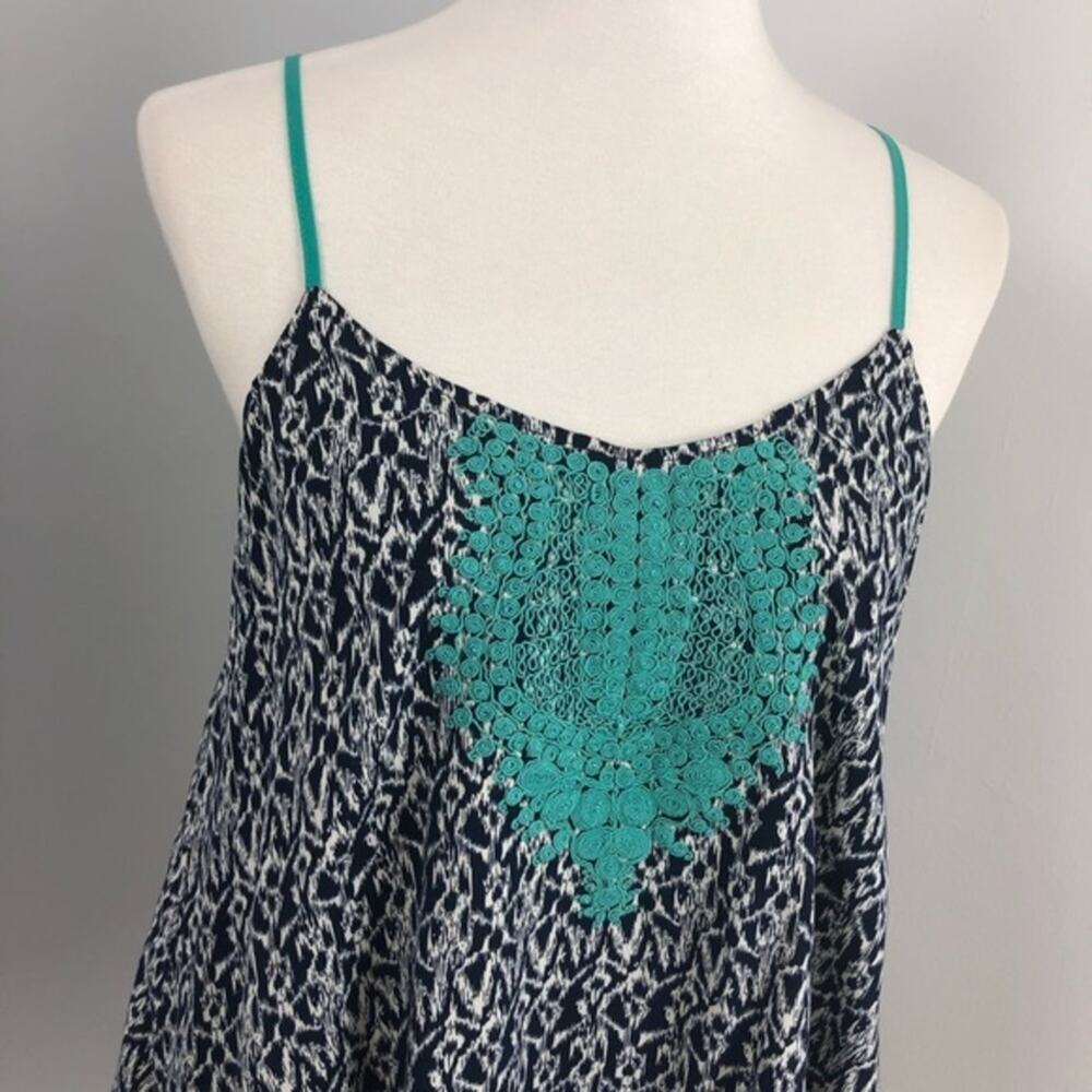 THML Embroidered Layered Tank Top Medium - Picture 2 of 8